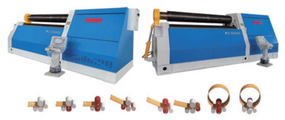 W12CNC 4-Rolls Plate Roller